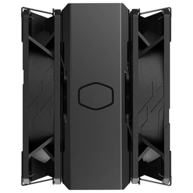 Cooler Master RR-S4KK-25DN-R1 Hyper 212 Black X Duo Dissipatore CPU ad Aria 2 Ventole 120mm 4 Heatpipe PWM 220W TDP colore Nero