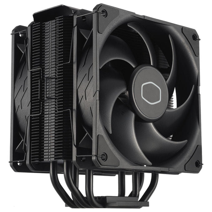 Cooler Master RR-S4KK-25DN-R1 Hyper 212 Black X Duo Dissipatore CPU ad Aria 2 Ventole 120mm 4 Heatpipe PWM 220W TDP colore Nero