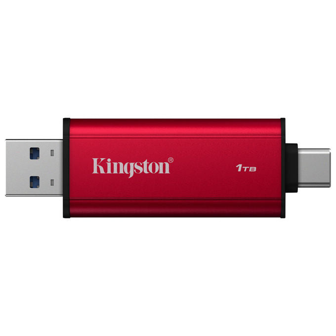Kingston Technology, SSD Portatile USB, 1TB, Dual USB-A-C, Fino a 1050MB-s