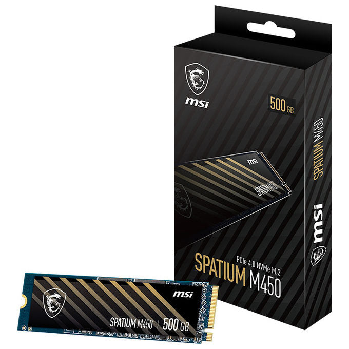 MSI, SSD 500GB, Spatium M450, NVMe PCIe 4.0, M.2