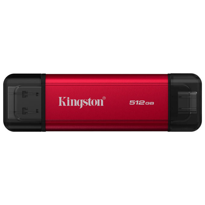 Kingston Technology, SSD Portatile 512GB, Dual USB-A-C, Velocita' 1050MB-s