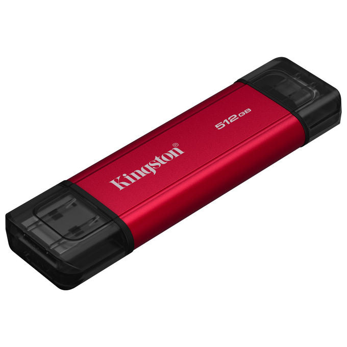 Kingston Technology, SSD Portatile 512GB, Dual USB-A-C, Velocita' 1050MB-s