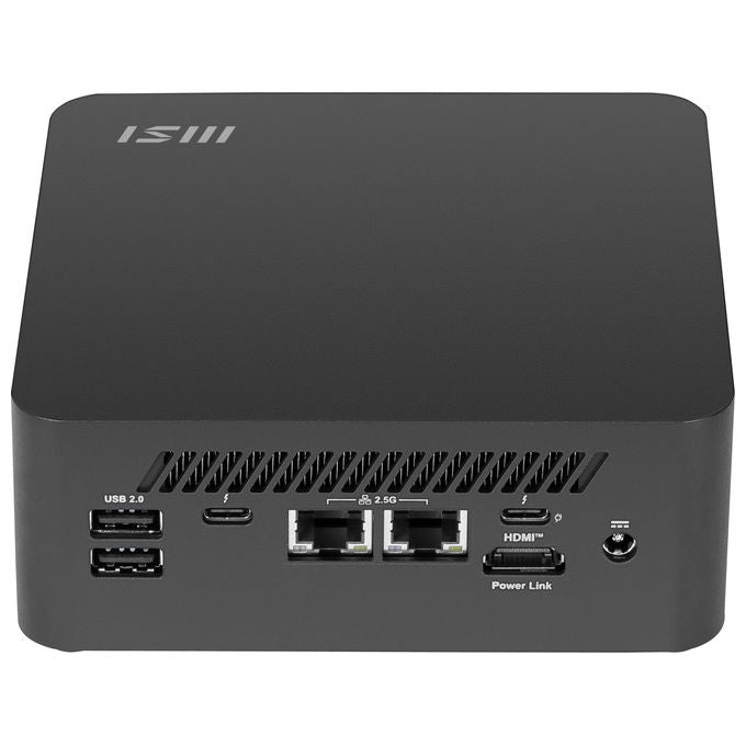 Msi, Mini PC, Cubi NUC AI+ 2MG-002EU, Intel Core Ultra 7 258V, 32 GB RAM, 1 TB SSD, Nero