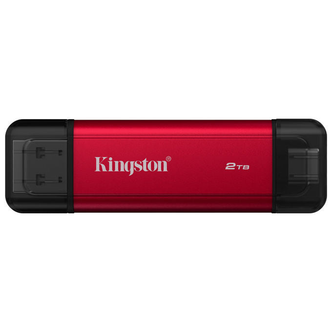 Kingston Technology, SSD Portatile, 2TB, USB-A-C, Velocita' fino a 1050MB-s