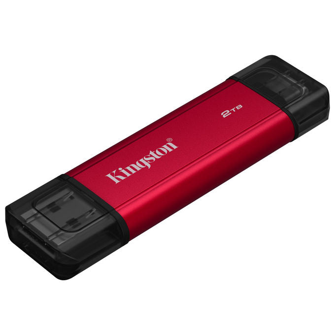 Kingston Technology, SSD Portatile, 2TB, USB-A-C, Velocita' fino a 1050MB-s