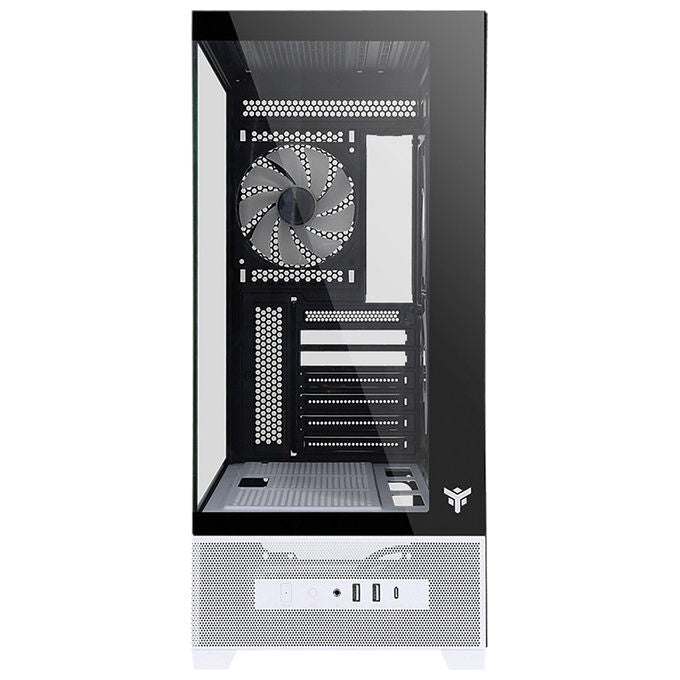 Itek SHOWBUI 37B, Case Gaming Tower, ATX, Nero Bianco
