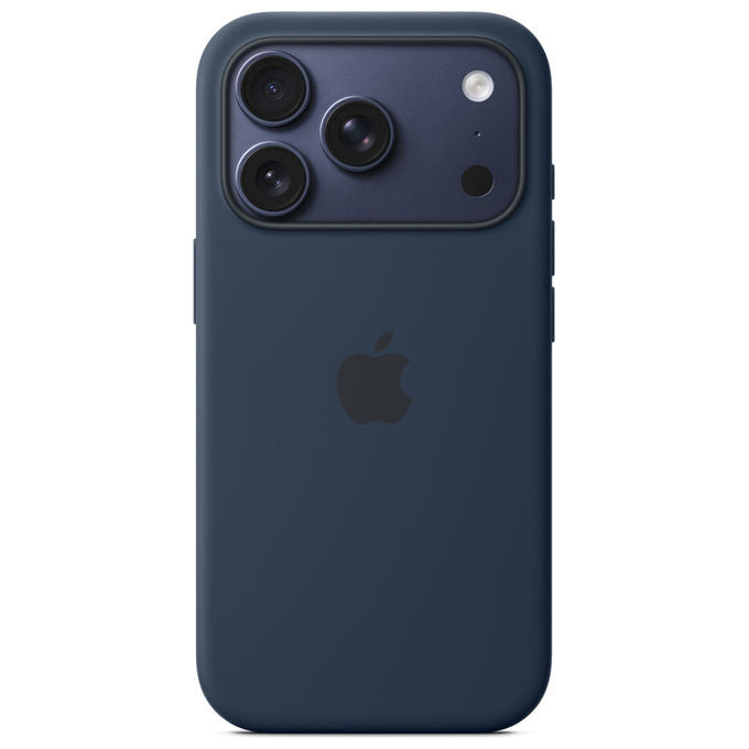 Apple, Custodia MagSafe in Silicone, Blu Scuro, per iPhone 17 Pro