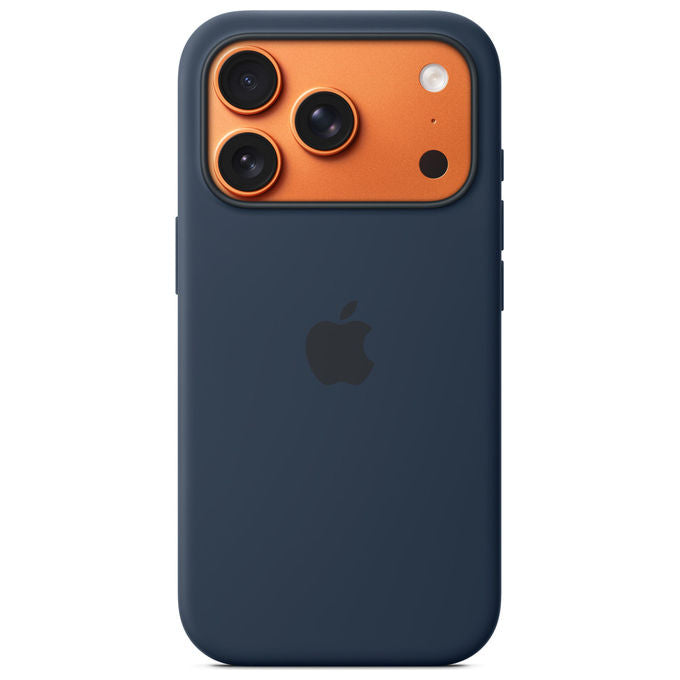 Apple, Custodia MagSafe in Silicone, Blu Scuro, per iPhone 17 Pro