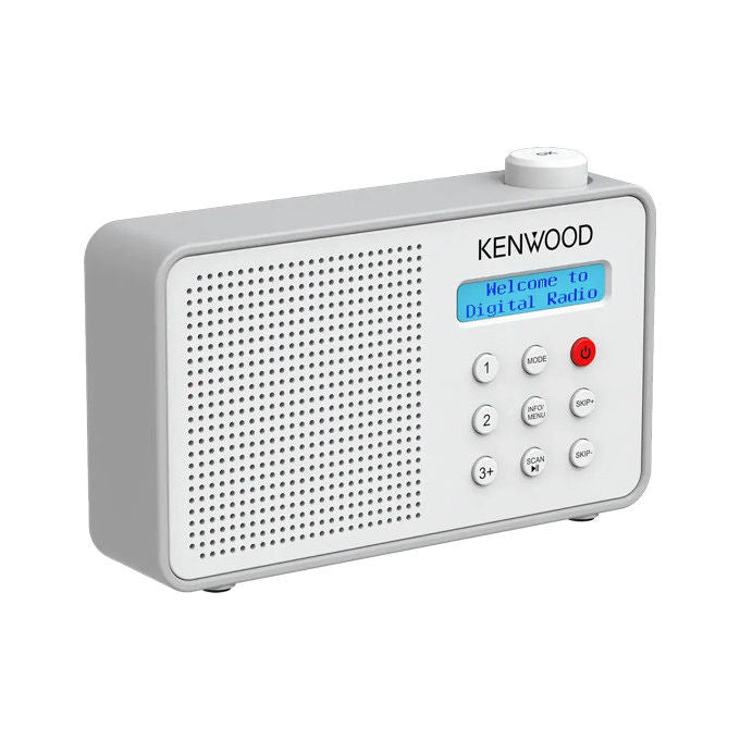 Kenwood, Radio Portatile DAB+ con Automatic Safety Alert, Moccha