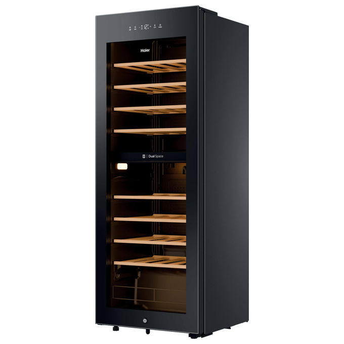 Haier HWS56GDG Wine Bank 50 Serie 5 Cantinetta Vino 56 Bottiglie 2 Zone Temperatura 109 L 37 dB Classe G colore Nero