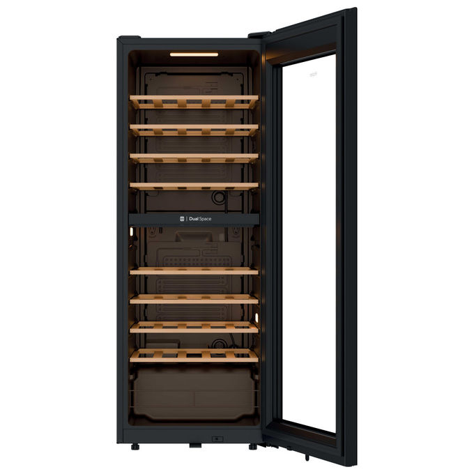 Haier HWS56GDG Wine Bank 50 Serie 5 Cantinetta Vino 56 Bottiglie 2 Zone Temperatura 109 L 37 dB Classe G colore Nero