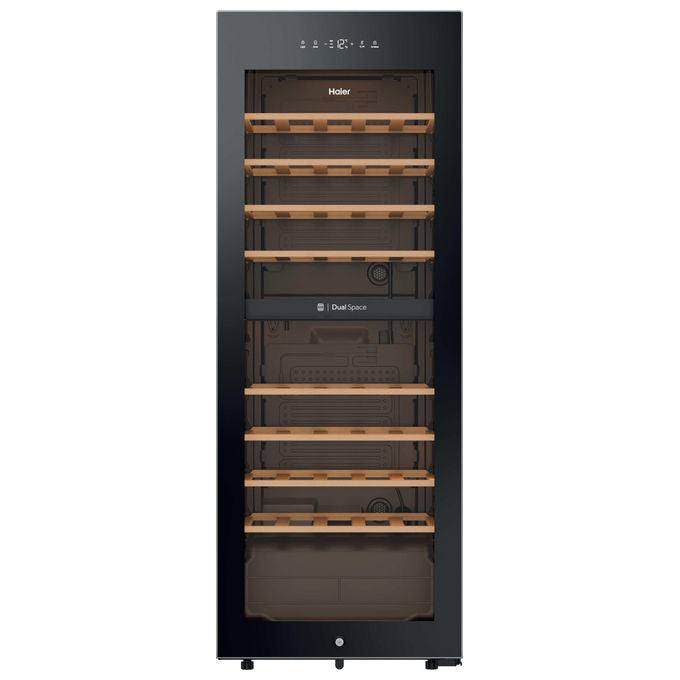 Haier HWS56GDG Wine Bank 50 Serie 5 Cantinetta Vino 56 Bottiglie 2 Zone Temperatura 109 L 37 dB Classe G colore Nero