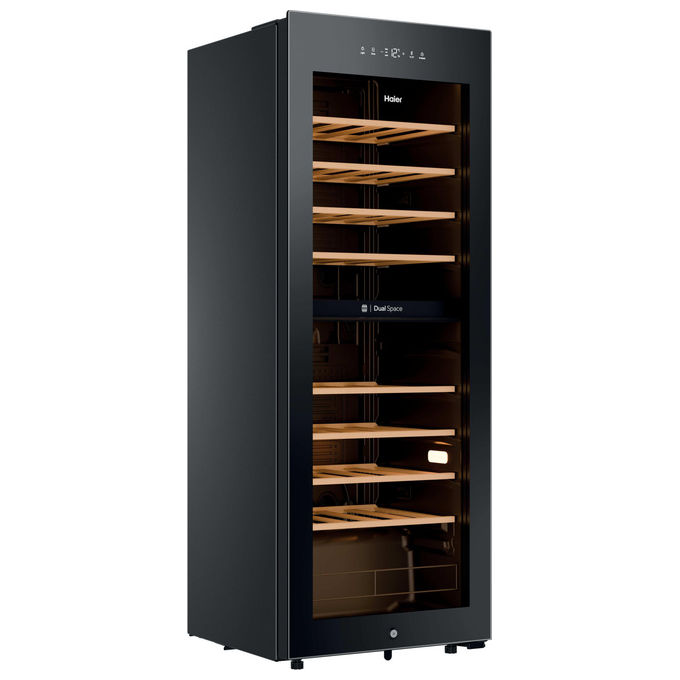 Haier HWS56GDG Wine Bank 50 Serie 5 Cantinetta Vino 56 Bottiglie 2 Zone Temperatura 109 L 37 dB Classe G colore Nero