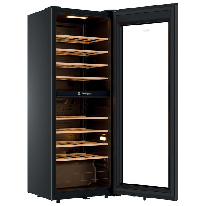 Haier HWS56GDG Wine Bank 50 Serie 5 Cantinetta Vino 56 Bottiglie 2 Zone Temperatura 109 L 37 dB Classe G colore Nero