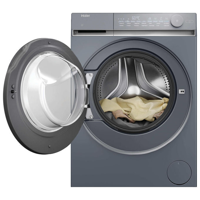 Haier HW100-B14367GUIT Lavatrice Carica Frontale 10 Kg 1400 Giri Classe A Antracite (85x60x60 cm) colore Antracite