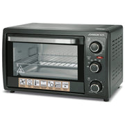Johnson F25 Forno Elettrico Statico e Ventilato 25 L 1300 W 6 Funzioni Termostato 250°C Timer 60 min colore Nero
