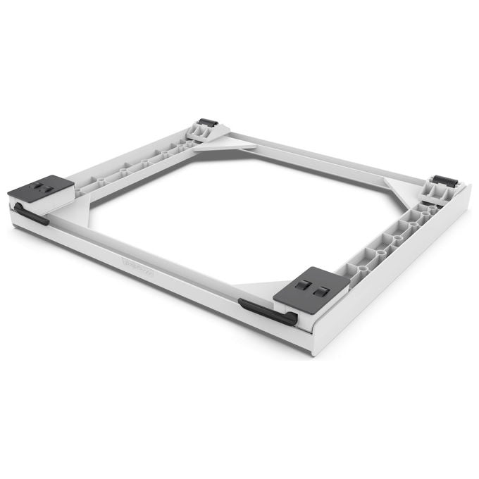 Meliconi 656148 Move Style Base Antivibrazione Lavatrice Asciugatrice con Ruote e Freni Universale 250 Kg colore Bianco