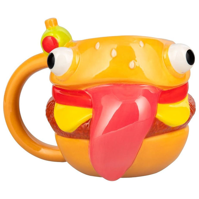 Paladone Products, Tazza Sagomata Fortnite Durrr Burger, Ceramica, 330 ml