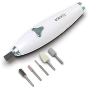HoMedics, Fresa Unghie Luxury 6 in 1, 8 Velocita', Ricaricabile USB, Bianco