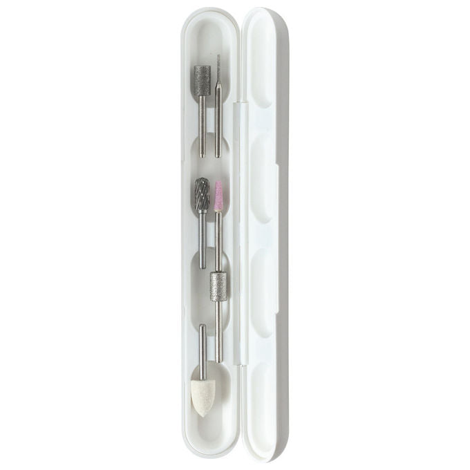 HoMedics, Fresa Unghie Luxury 6 in 1, 8 Velocita', Ricaricabile USB, Bianco