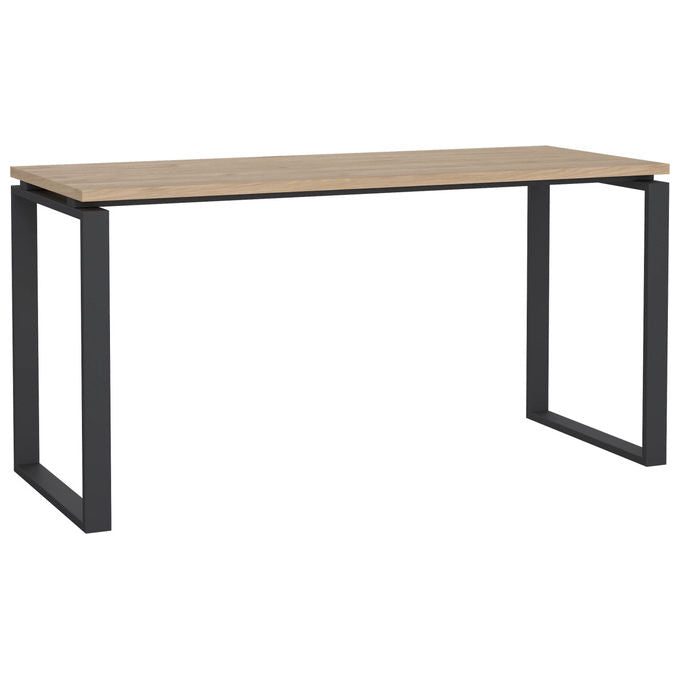 Tvilum, Scrivania Dritta Sign, 150x60x76 cm, Jackson Hickory e Grigio Opaco