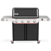 Weber, Barbecue a Gas, Genesis E-435W Nero Acciaio Inox, 4 Bruciatori, 20400 W