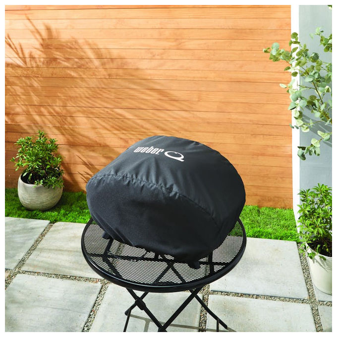 Weber, Custodia in Vinile per Barbecue Serie Q1000 Q1200, Nero