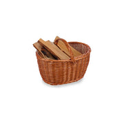Garden Friend C1550110 Cesto Portalegna in Vimini con Manici 50x35x35 cm colore Naturale