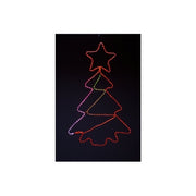 Lotti, Sagoma Luminosa Natalizia Ramo Twigball Bianco, 240 Microled, 45cm