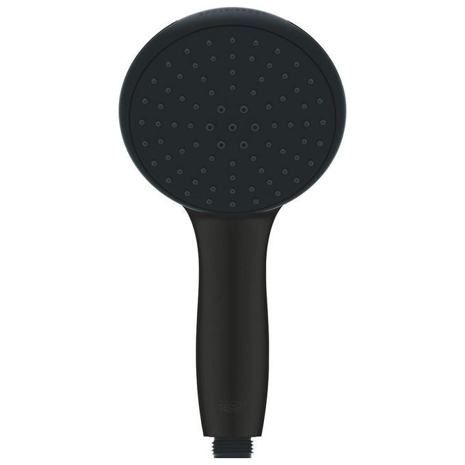 GROHE Vitalio Start 110, Manopola Doccia, Nero Opaco, 2 Getti, Risparmio Idrico