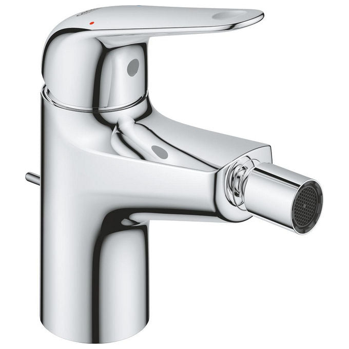 Grohe Swift, Miscelatore Mono Splitcomando Bidet, Cromo, Con Scarico
