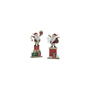 General Trade, Babbo Natale Estensibile 65-80cm, Tessuto e Metallo, Assortito