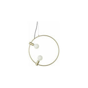 Mercury, Sfera Decorativa Luminosa Natalizia, Diametro 19 cm, Oro, Luce Bianco Caldo