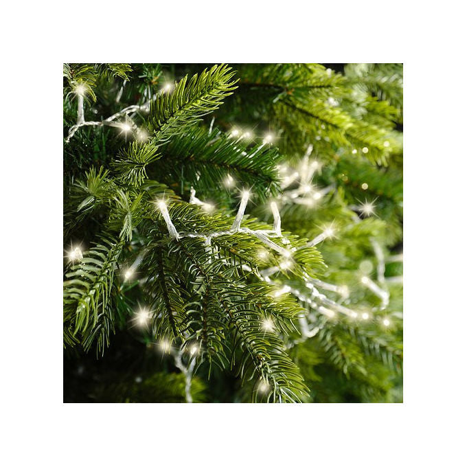 Kaemingk, Pigna Decorativa Luminosa con Micro LED Bianco Caldo, 21x15cm