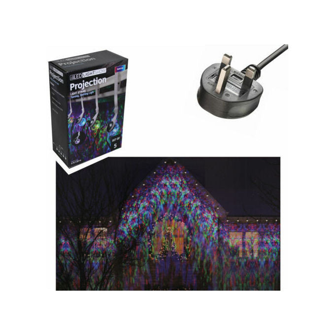 Kaemingk, Tenda Luminosa Natale, 480 LED, 200x100 cm, Nero