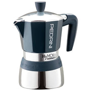Pedrini, Caffettiera MyMoka Induction, 6 Tazze, Velvet Blue
