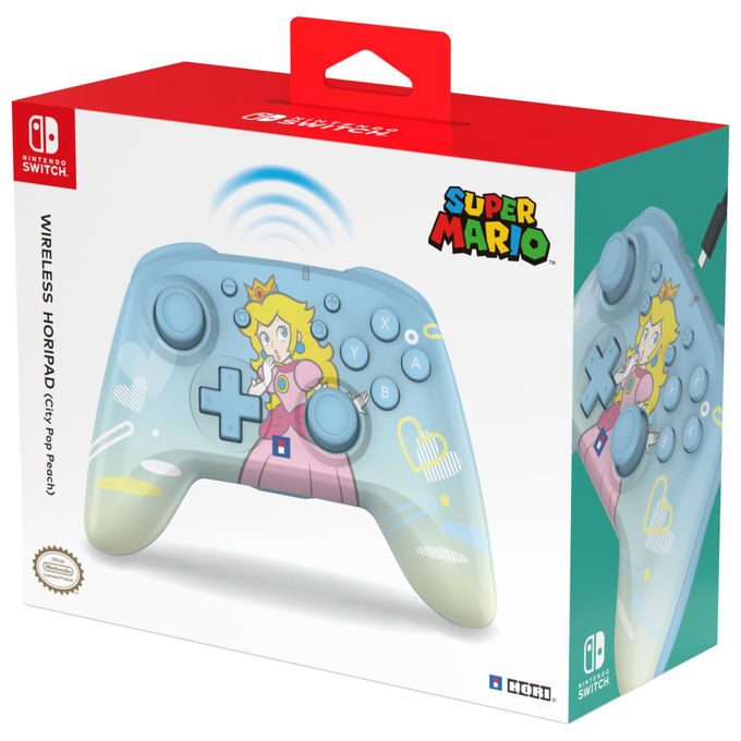 Hori, Controller Wireless, Horipad City Pop Peach, Per Nintendo Switch