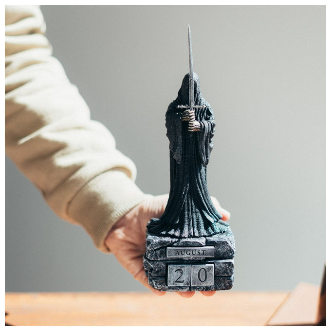 Erik, Il Signore degli Anelli Nazgûl, Calendario Perpetuo 3D in Resina, Multicolore