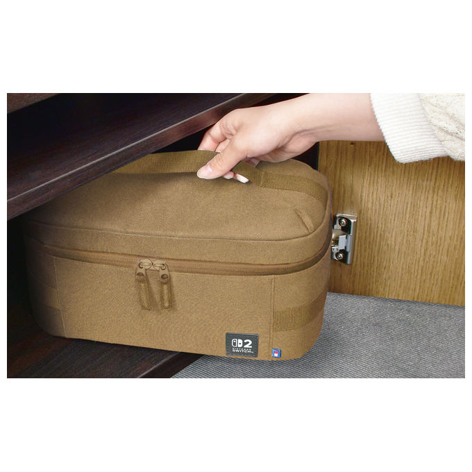 Hori, Custodia Portatile Valigia da Viaggio Nintendo, Sabbia