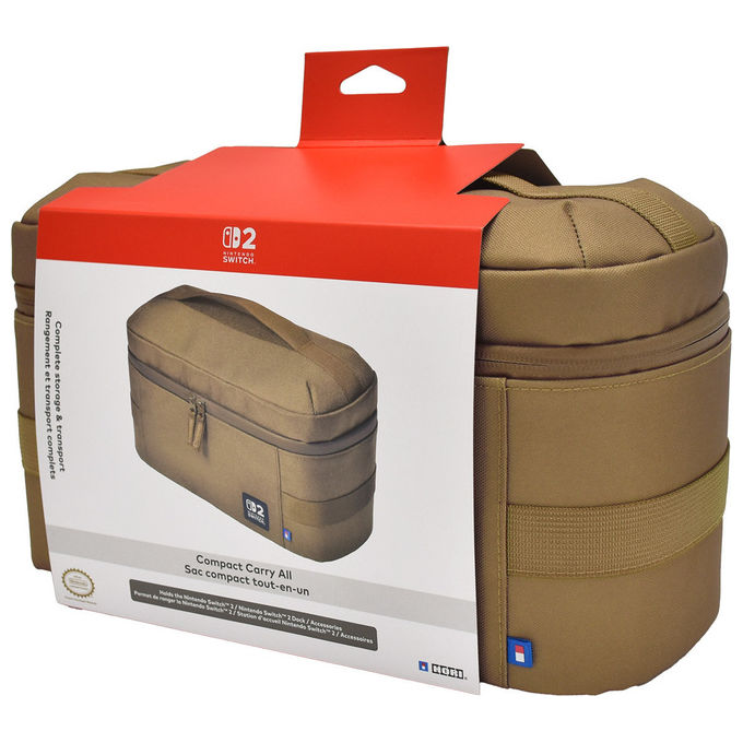 Hori, Custodia Portatile Valigia da Viaggio Nintendo, Sabbia