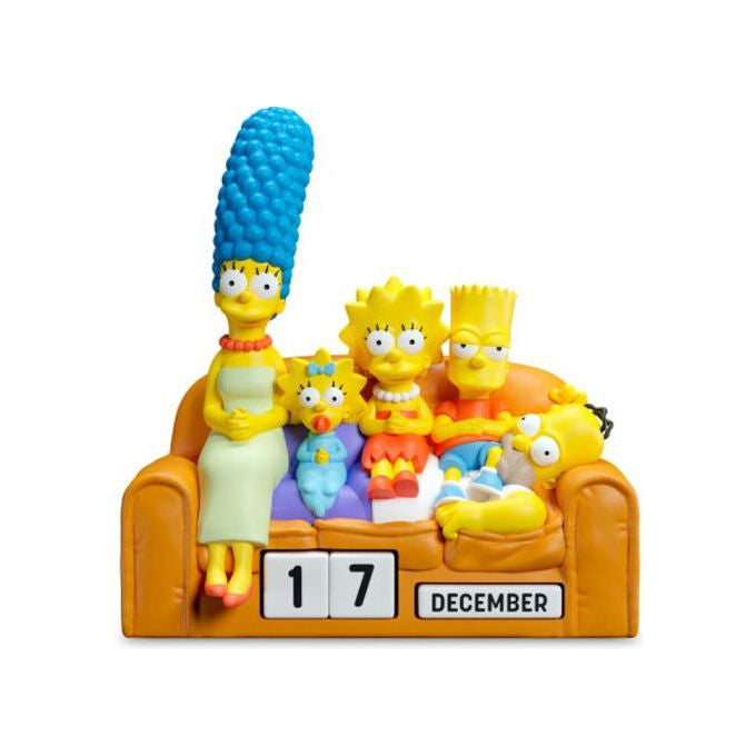 Erik, Calendario Perpetuo 3D dei Simpson, Resina, Multicolore, 14x20x15 cm