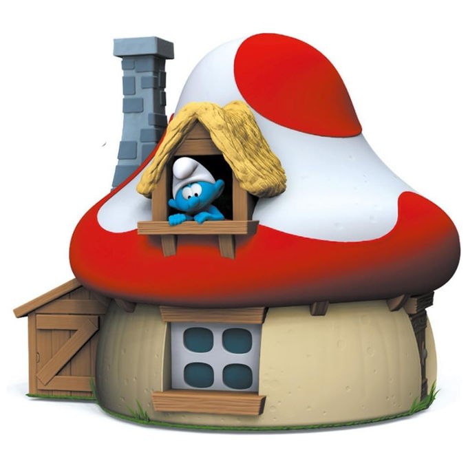 Plastoy, Salvadanaio a Forma di Casa di Fungo dei Puffi