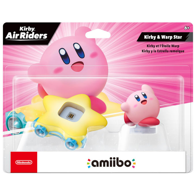 Nintendo, Amiibo Kirby Air Riders Kirby and Stella Warp, Mini Figure PVC