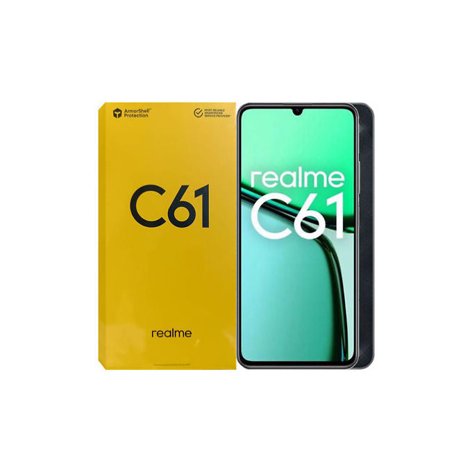 Realme C61, Smartphone, Dual Sim, 6.7'', 256GB, 6GB RAM, 4G LTE, Verde Scuro