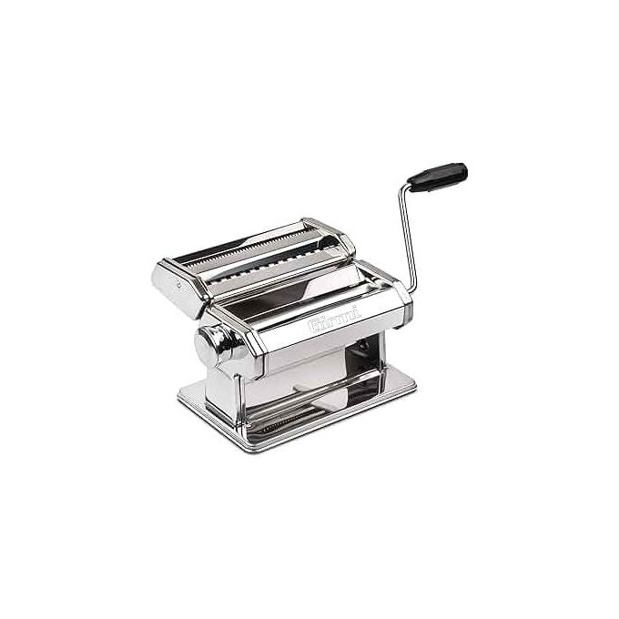 Girmi IM9202 Macchina per Pasta Manuale Acciaio Inox 3 Formati 7 Livelli di Spessore Rulli Alluminio 15 cm colore Rosso