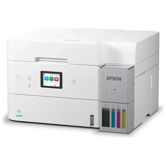 Epson, EcoTank ET-4956, Stampante Multifunzione a Colori, A4, Wi-Fi, Duplex