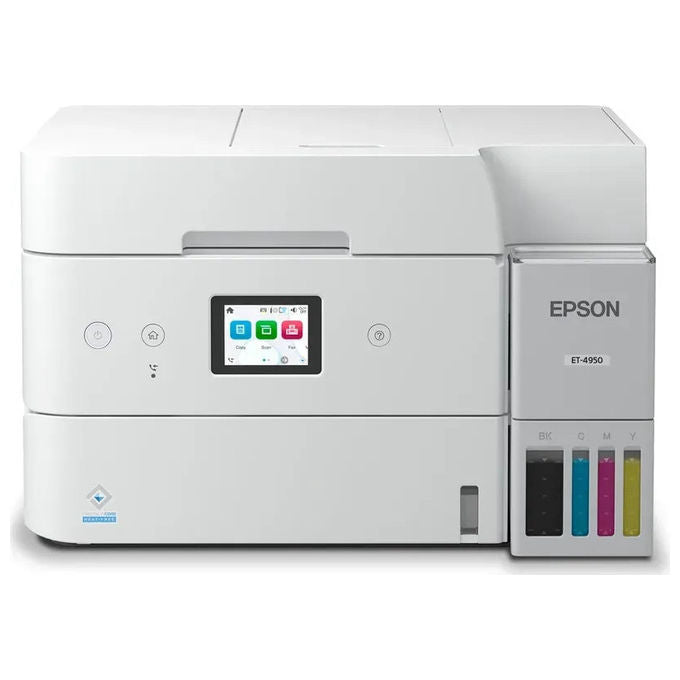 Epson, EcoTank ET-4956, Stampante Multifunzione a Colori, A4, Wi-Fi, Duplex