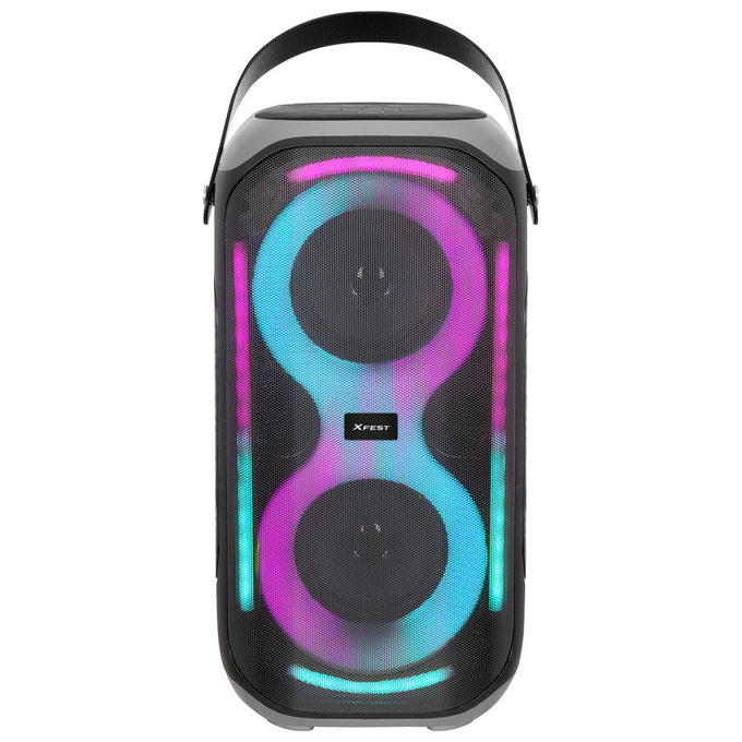 Trevi, Speaker Wireless 50W, con Treppiede, USB, AUX-IN, TWS, XFM 225 W