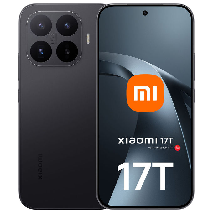 Xiaomi 17T Smartphone 5G 6.59'' P-OLED 12 GB 256 GB MediaTek Dimensity 8500 Ultra IP68 NFC colore Nero