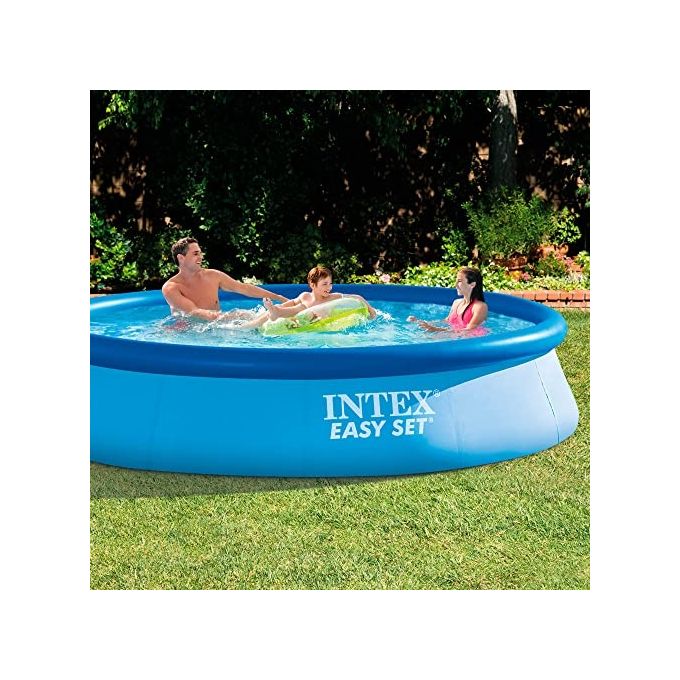 Intex 28130NP Easy Set Piscina Fuori Terra Gonfiabile Rotonda 5621 L PVC 366x76 cm colore Blu